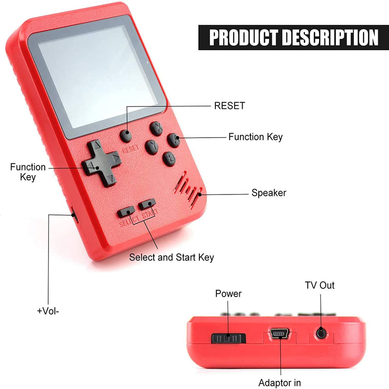Mini Consola Retro Game Boy 400 Juegos - Vittrip Shop