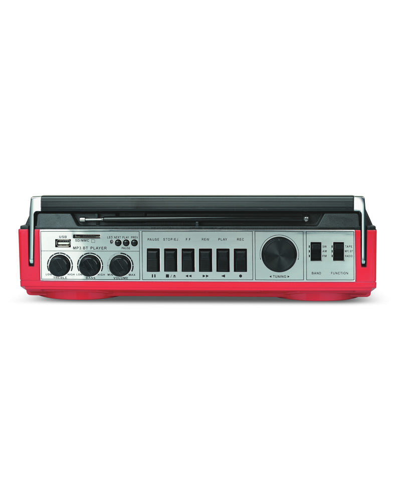 Retro style Bluetooth boombox Cassette player with AM/fm radio