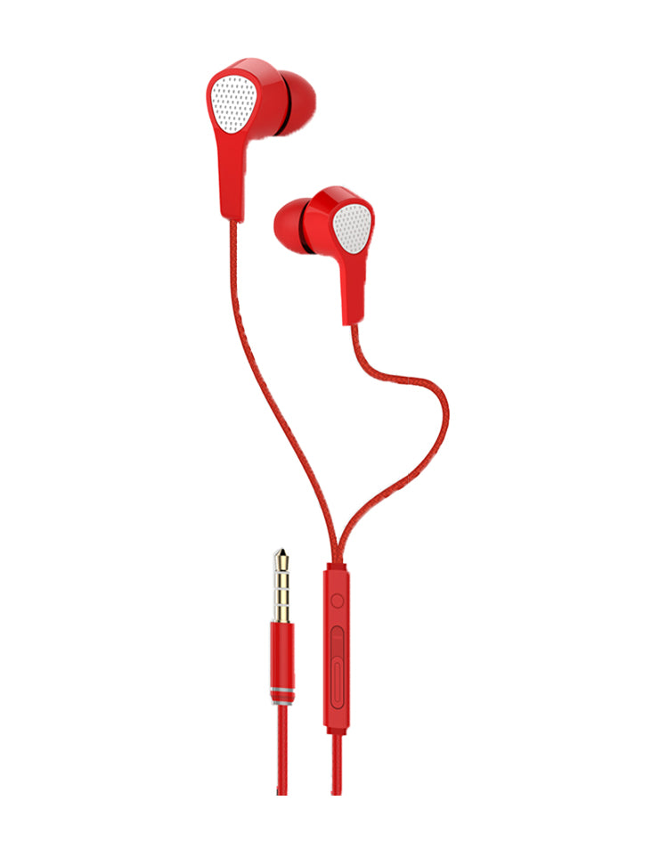 HD earphones with 3.5mm male adapter