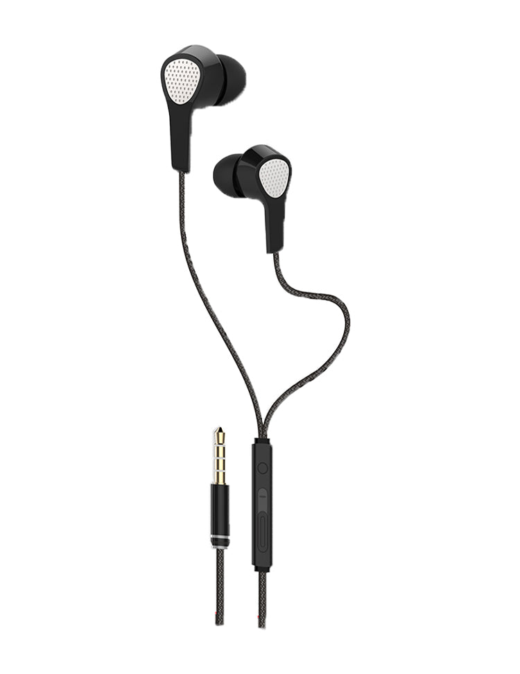 HD earphones with 3.5mm male adapter