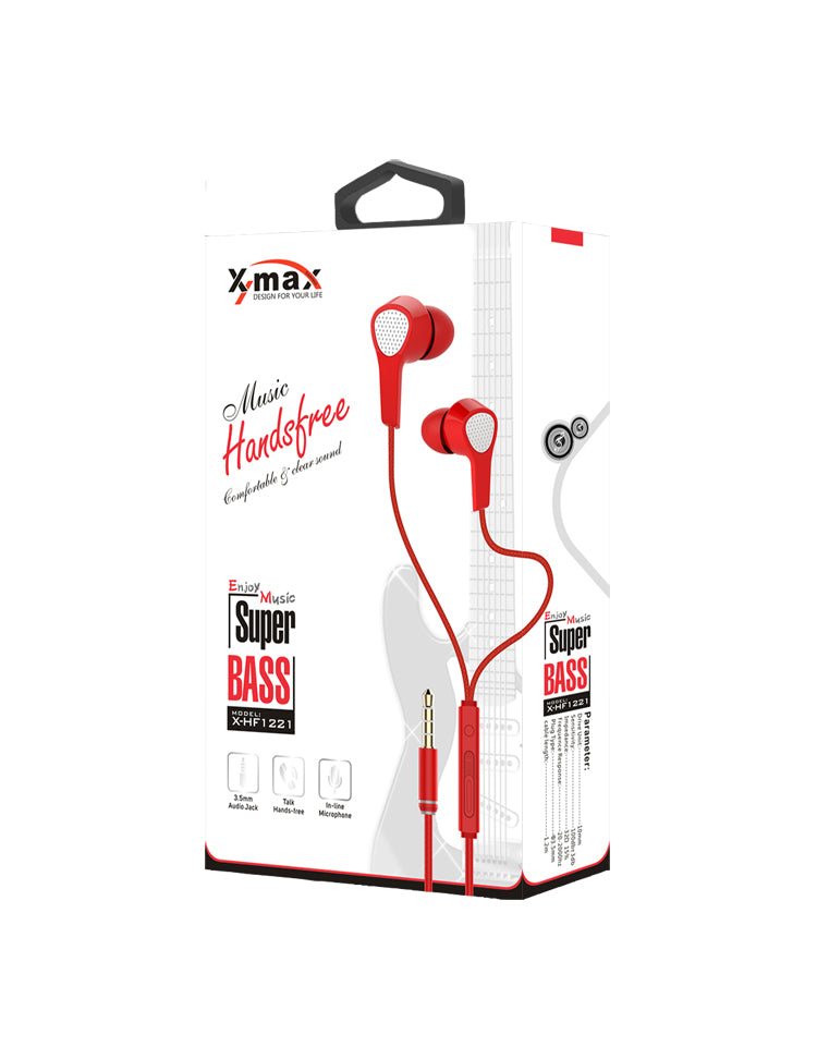 HD earphones with 3.5mm male adapter